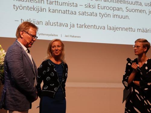 3rd day, Seminar: Jari Hakanen, Katriina Murto, Reetta Rönkä