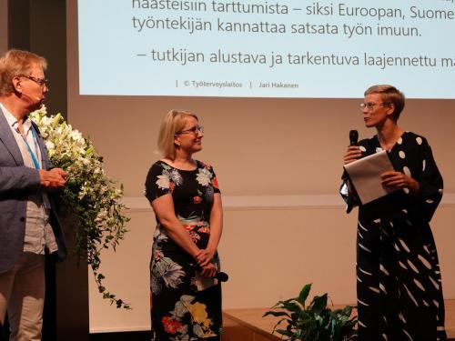 3rd day, Seminar: Jari Hakanen, Anu Tuovinen, Reetta Rönkä